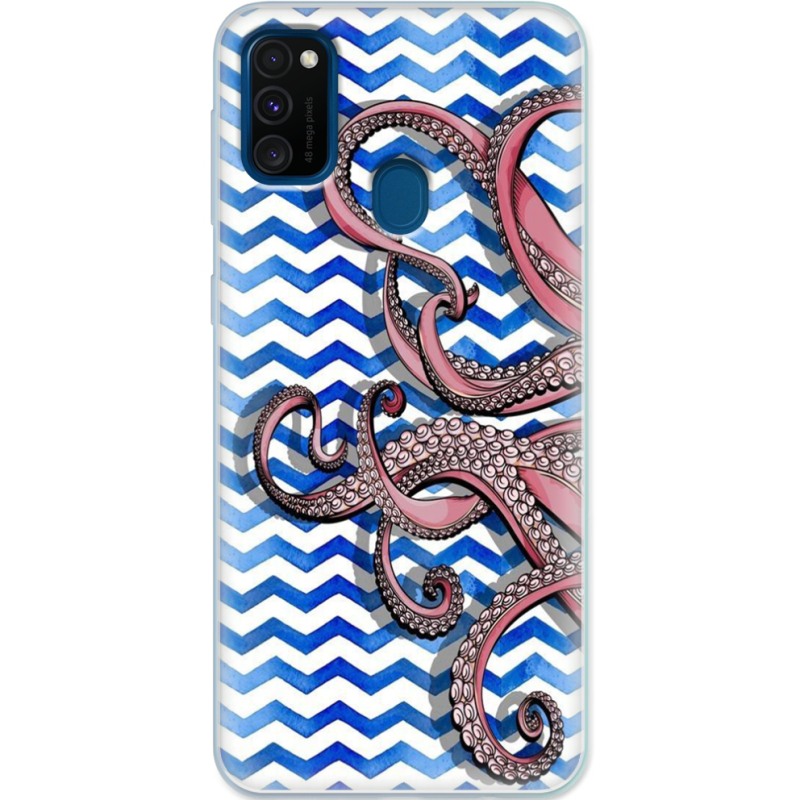 Чехол Uprint Samsung M307 Galaxy M30s Sea Tentacles