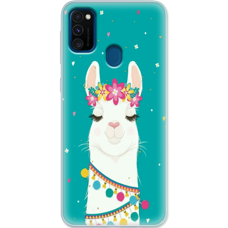 Чехол Uprint Samsung M307 Galaxy M30s Cold Llama