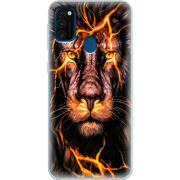 Чехол Uprint Samsung M307 Galaxy M30s Fire Lion