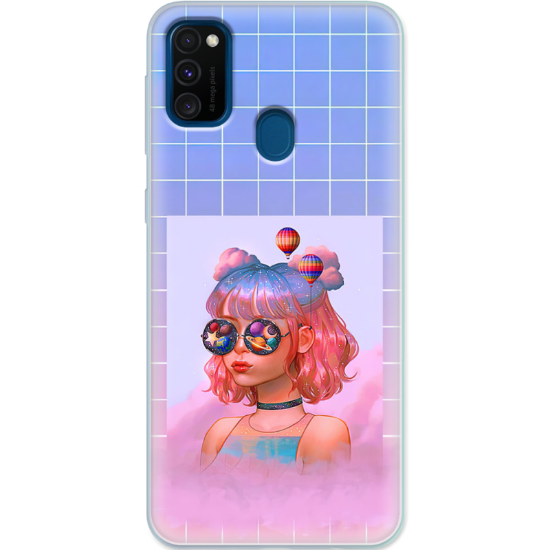 Чехол Uprint Samsung M307 Galaxy M30s Girl in the Clouds