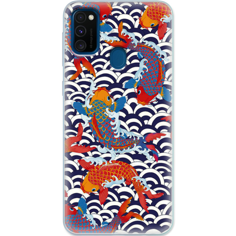 Чехол Uprint Samsung M307 Galaxy M30s Koi Fish