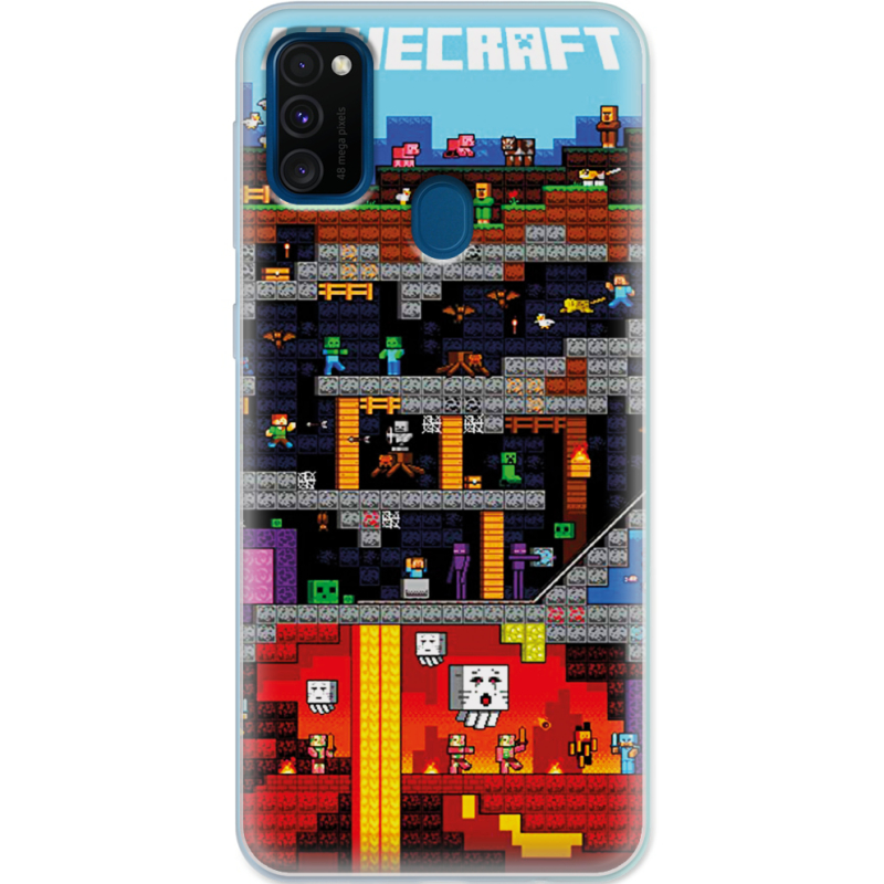 Чехол Uprint Samsung M307 Galaxy M30s Minecraft Lode Runner