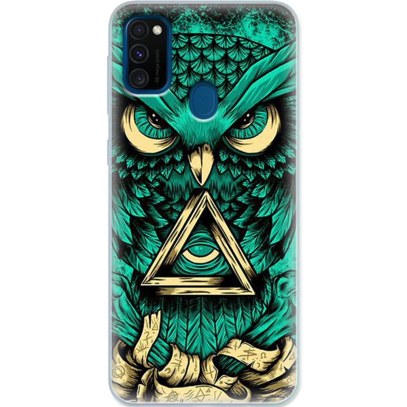 Чехол Uprint Samsung M307 Galaxy M30s Masonic Owl