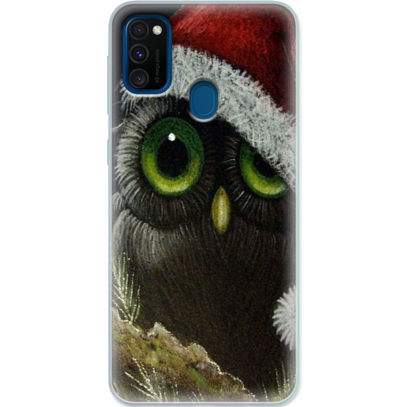 Чехол Uprint Samsung M307 Galaxy M30s Christmas Owl