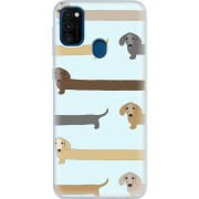 Чехол Uprint Samsung M307 Galaxy M30s Dachshund