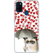 Чехол Uprint Samsung M307 Galaxy M30s Raining Hearts