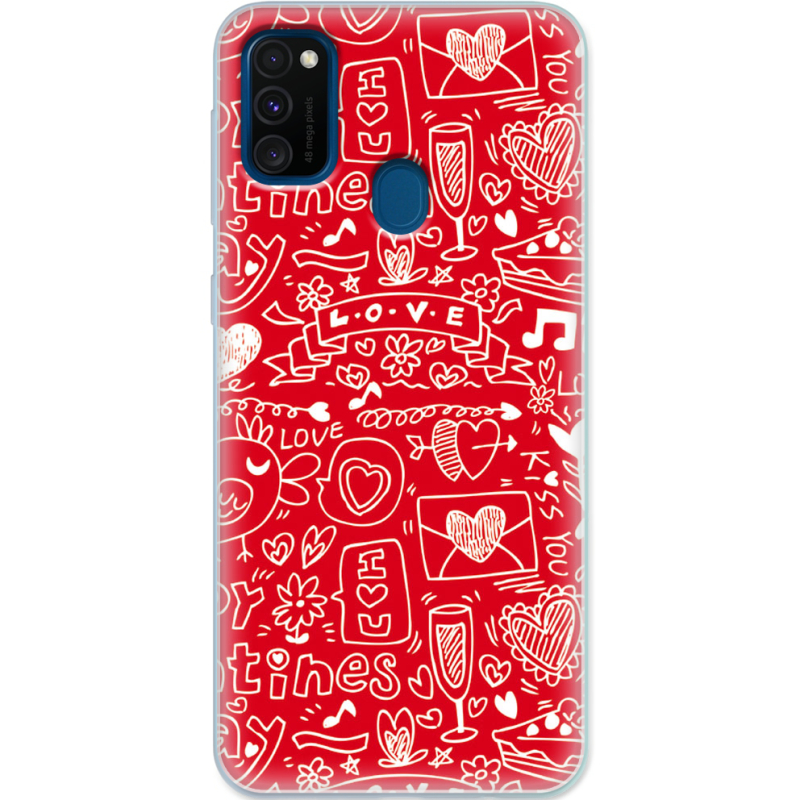 Чехол Uprint Samsung M307 Galaxy M30s Happy Valentines