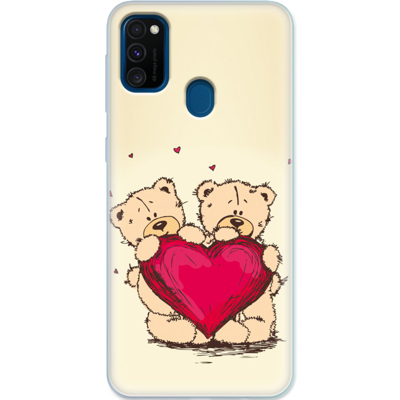 Чехол Uprint Samsung M307 Galaxy M30s Teddy Bear Love