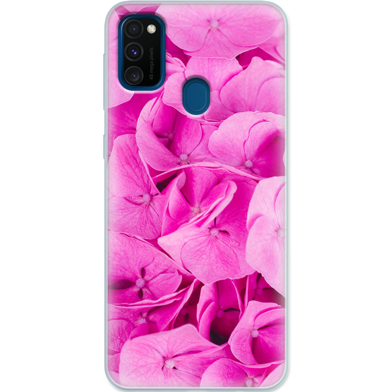 Чехол Uprint Samsung M307 Galaxy M30s Pink Flowers