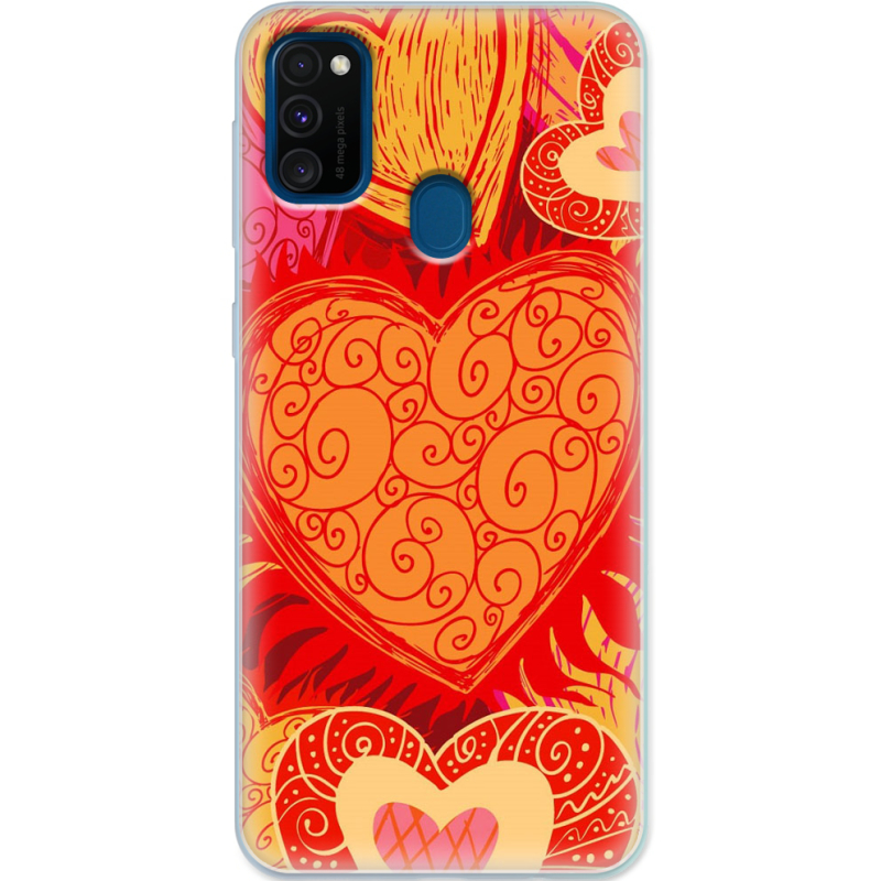 Чехол Uprint Samsung M307 Galaxy M30s Warm Hearts