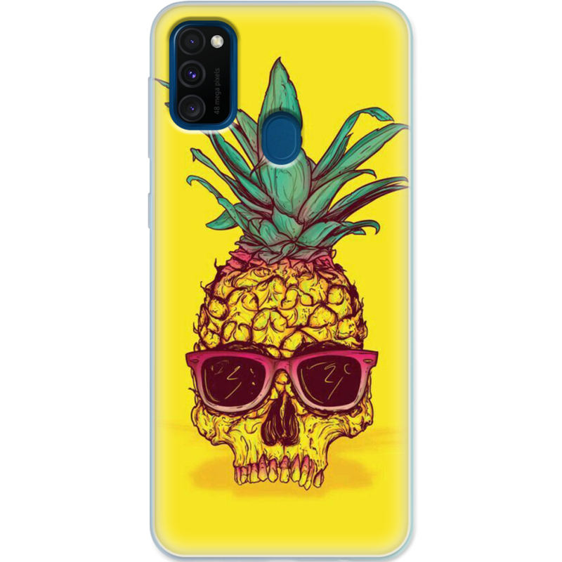 Чехол Uprint Samsung M307 Galaxy M30s Pineapple Skull