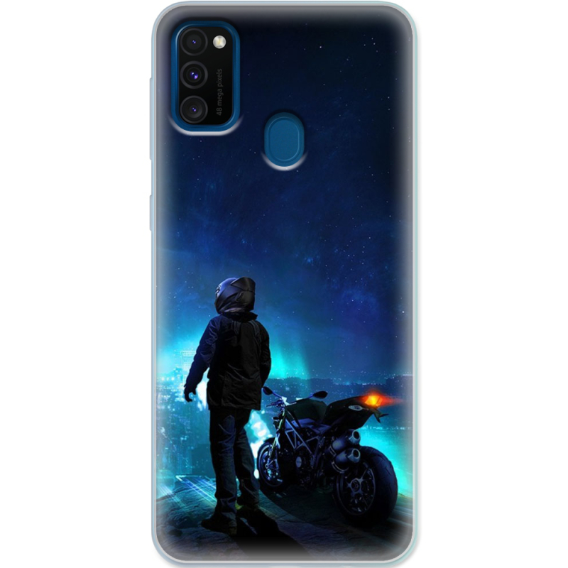 Чехол Uprint Samsung M307 Galaxy M30s Motorcyclist