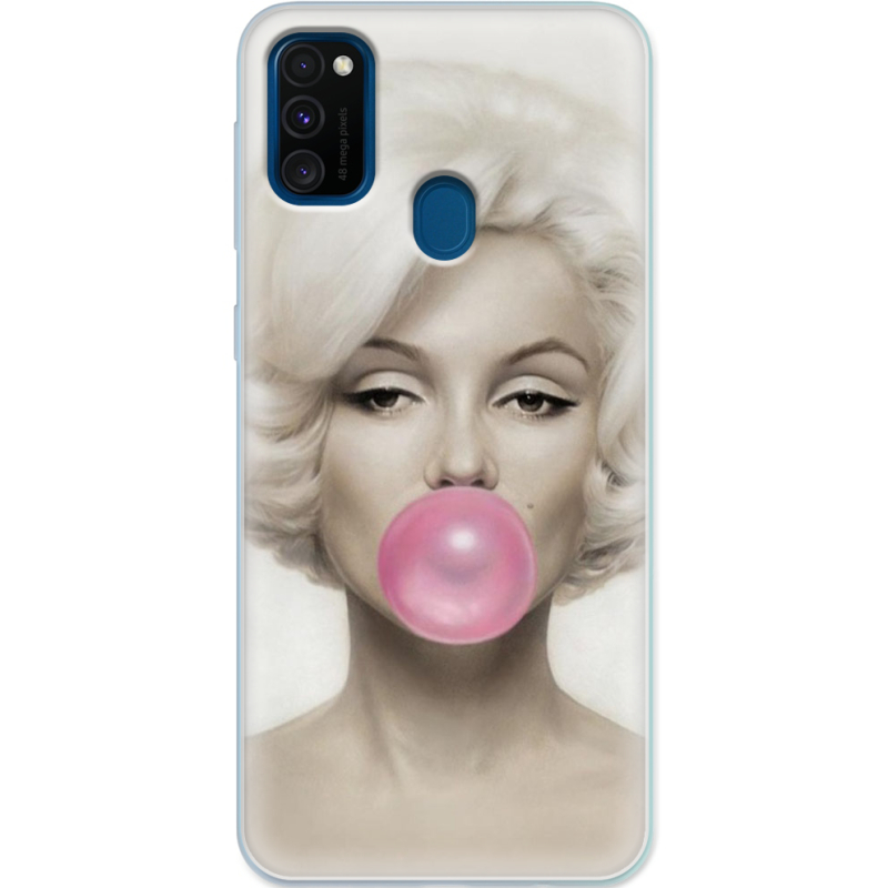 Чехол Uprint Samsung M307 Galaxy M30s Marilyn Monroe Bubble Gum