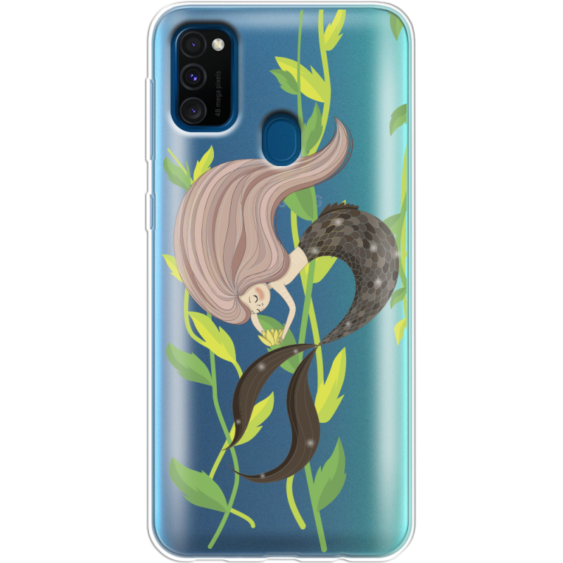 Прозрачный чехол Uprint Samsung M307 Galaxy M30s Cute Mermaid