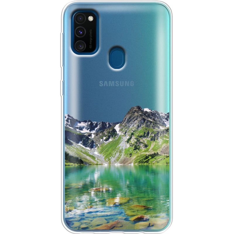 Прозрачный чехол Uprint Samsung M307 Galaxy M30s Green Mountain