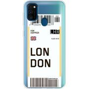 Прозрачный чехол Uprint Samsung M307 Galaxy M30s Ticket London