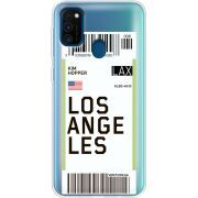 Прозрачный чехол Uprint Samsung M307 Galaxy M30s Ticket Los Angeles