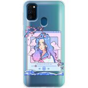Прозрачный чехол Uprint Samsung M307 Galaxy M30s The Sakuras Will Cry For You