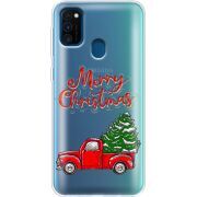 Прозрачный чехол Uprint Samsung M307 Galaxy M30s Holiday Car
