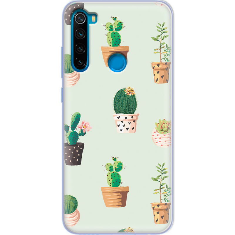 Чехол Uprint Xiaomi Redmi Note 8 L-green Cacti