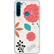 Чехол Uprint Xiaomi Redmi Note 8 Line Flowers