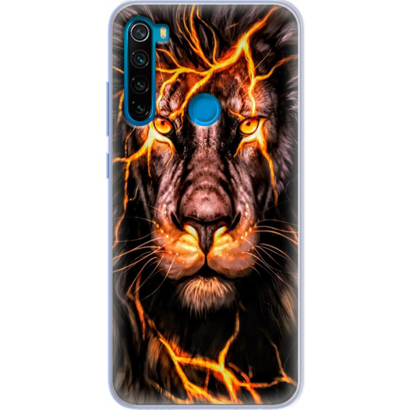 Чехол Uprint Xiaomi Redmi Note 8 Fire Lion