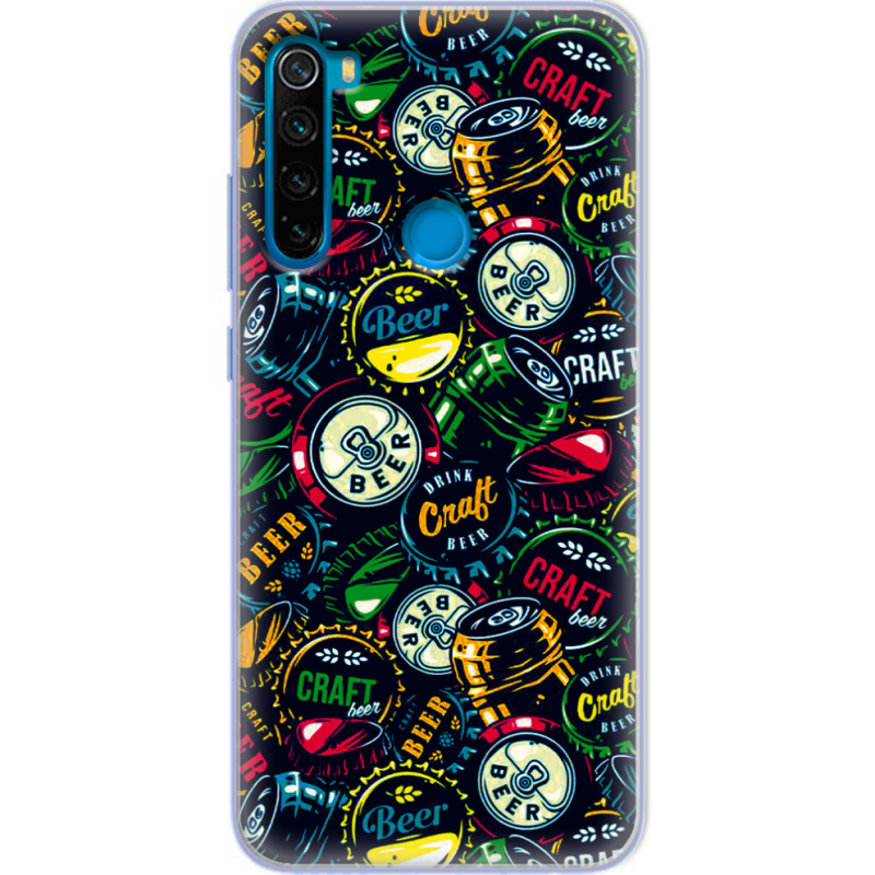 Чехол Uprint Xiaomi Redmi Note 8 Bottle Caps