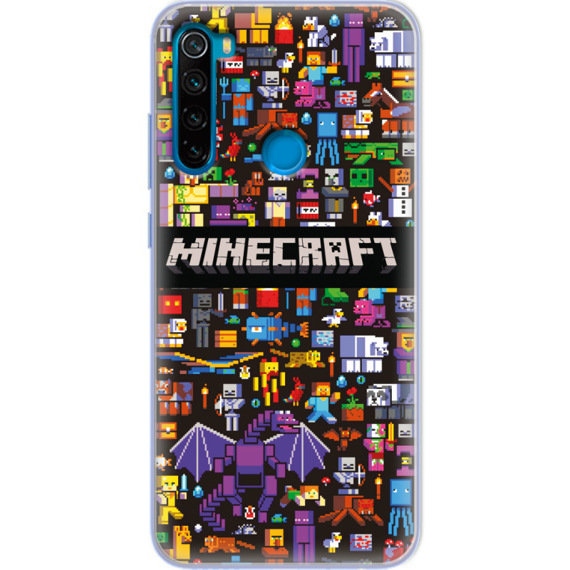 Чехол Uprint Xiaomi Redmi Note 8 Minecraft Mobbery