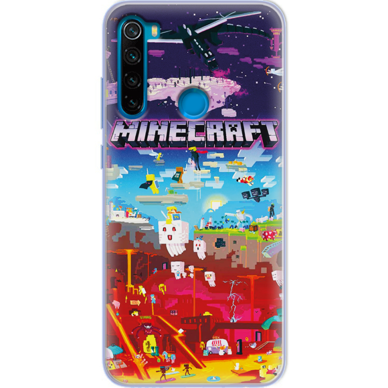 Чехол Uprint Xiaomi Redmi Note 8 Minecraft World Beyond