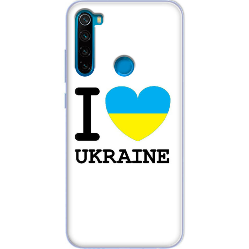 Чехол Uprint Xiaomi Redmi Note 8 I love Ukraine