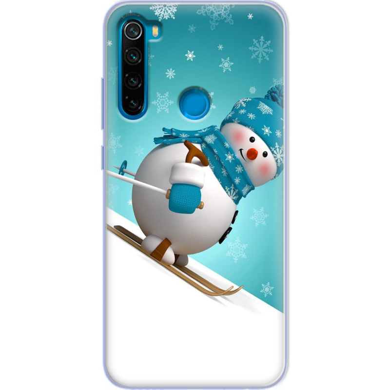 Чехол Uprint Xiaomi Redmi Note 8 Skier Snowman
