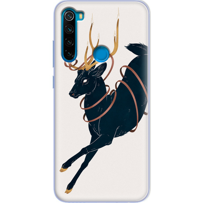 Чехол Uprint Xiaomi Redmi Note 8 Black Deer