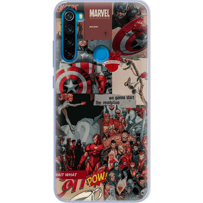 Чехол Uprint Xiaomi Redmi Note 8 Marvel Avengers