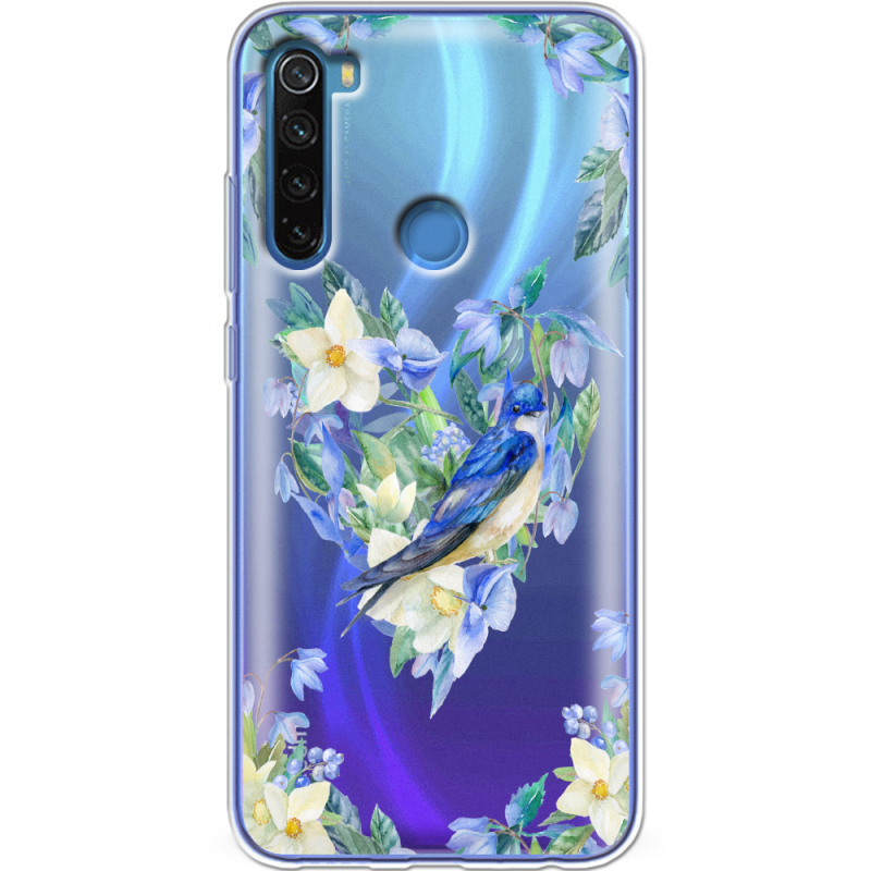 Прозрачный чехол Uprint Xiaomi Redmi Note 8 Spring Bird