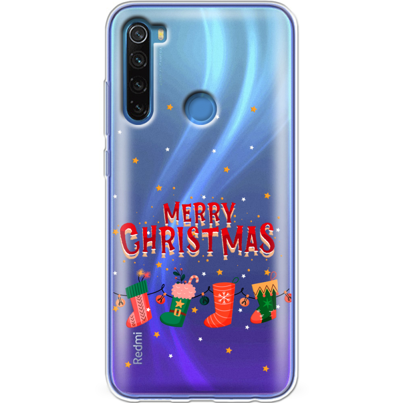 Прозрачный чехол Uprint Xiaomi Redmi Note 8 Merry Christmas