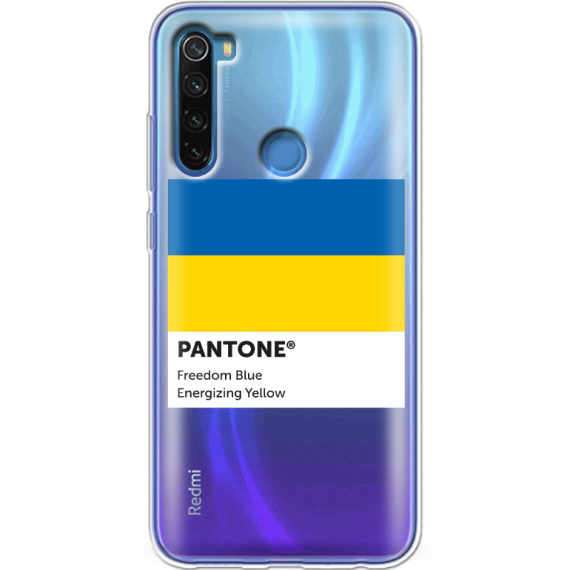 Прозрачный чехол Uprint Xiaomi Redmi Note 8 Pantone вільний синій