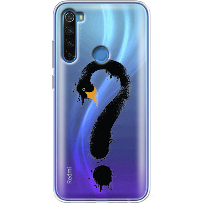 Прозрачный чехол Uprint Xiaomi Redmi Note 8 Swan question