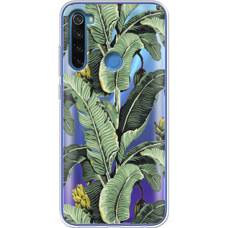 Прозрачный чехол Uprint Xiaomi Redmi Note 8 Banana Leaves