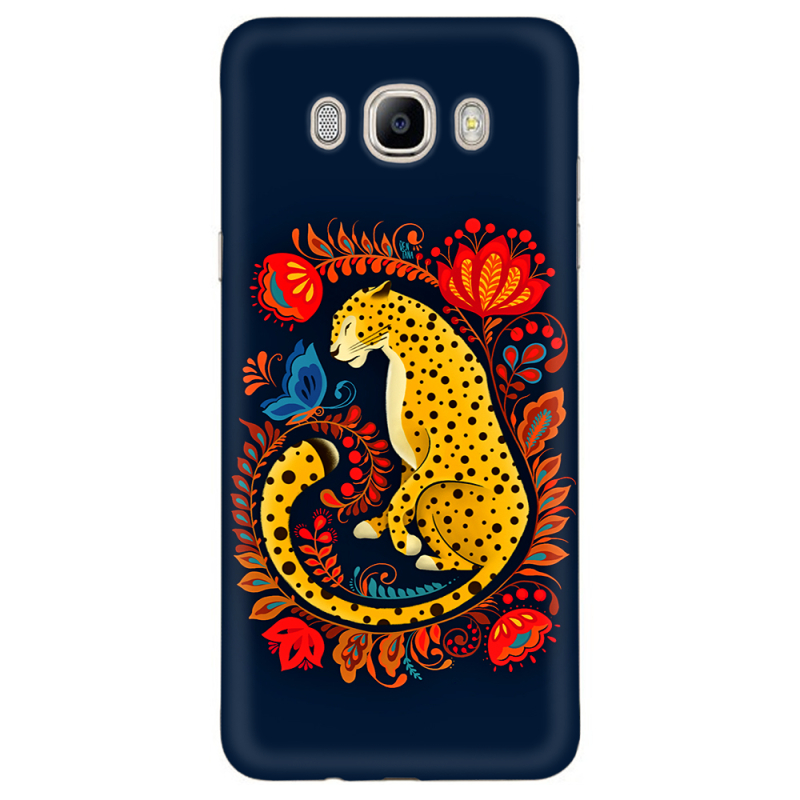 Чехол Uprint Samsung J710 Galaxy J7 2016 Petrykivka Leopard