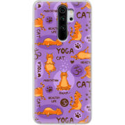 Чехол Uprint Xiaomi Redmi Note 8 Pro Yoga Cat