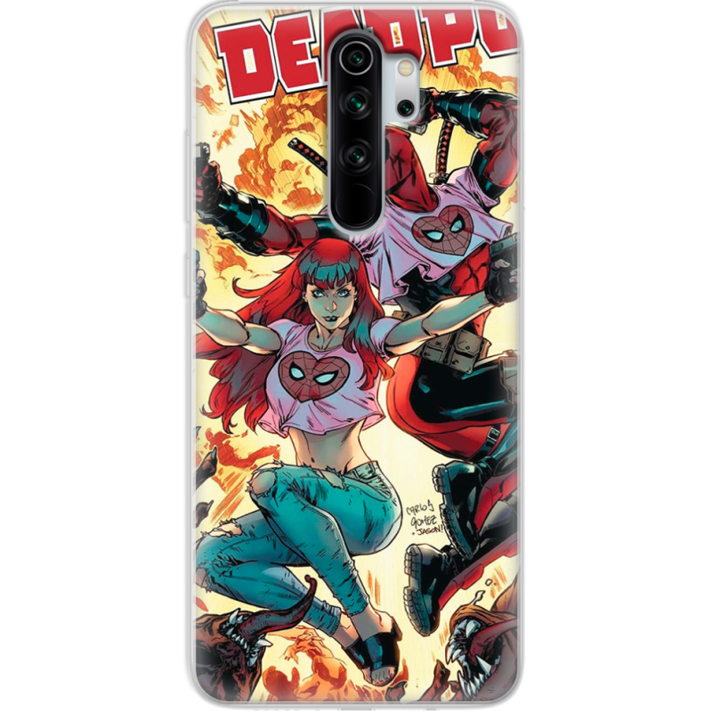 Чехол Uprint Xiaomi Redmi Note 8 Pro Deadpool and Mary Jane