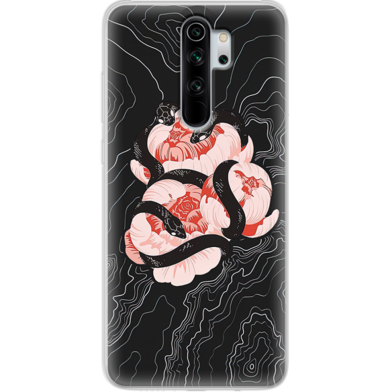 Чехол Uprint Xiaomi Redmi Note 8 Pro Snake Rose