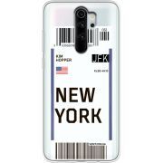 Прозрачный чехол Uprint Xiaomi Redmi Note 8 Pro Ticket New York