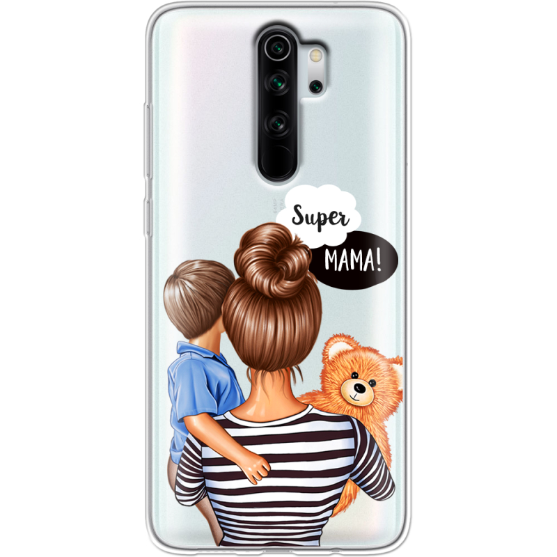 Прозрачный чехол Uprint Xiaomi Redmi Note 8 Pro Super Mama and Son