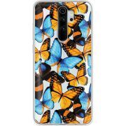 Прозрачный чехол Uprint Xiaomi Redmi Note 8 Pro Butterfly Morpho