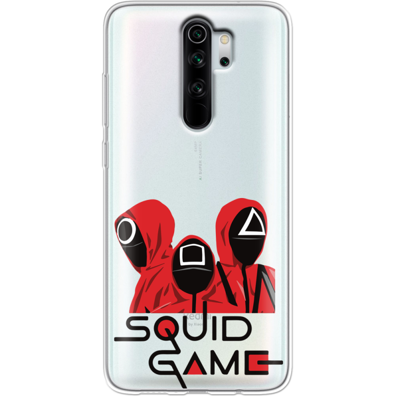 Прозрачный чехол Uprint Xiaomi Redmi Note 8 Pro siquid game люди в красном
