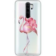 Прозрачный чехол Uprint Xiaomi Redmi Note 8 Pro Floral Flamingo