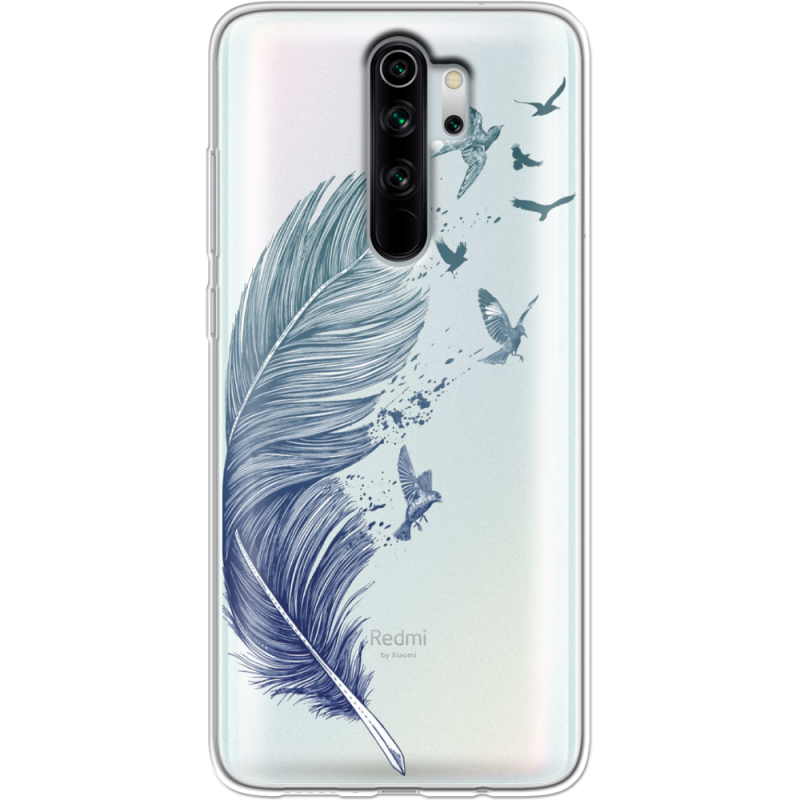 Прозрачный чехол Uprint Xiaomi Redmi Note 8 Pro Feather