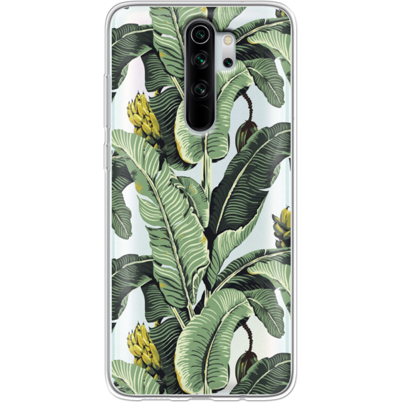 Прозрачный чехол Uprint Xiaomi Redmi Note 8 Pro Banana Leaves