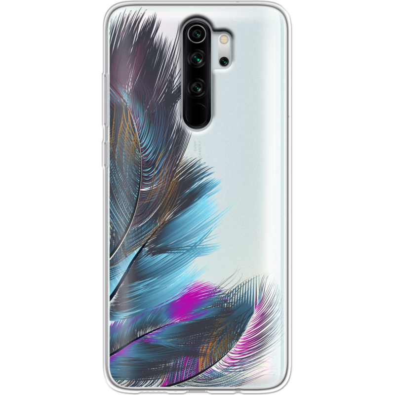 Прозрачный чехол Uprint Xiaomi Redmi Note 8 Pro Feathers